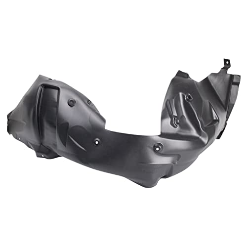 Image of TRQ Front Driver and Passenger Side Inner Fender Liner Set Compatible with 2015-2017 Ford Mustang without Performance Package GT Premium V6 GT 50 Years Limited Edition