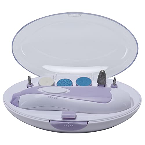 Horoper Electric Nail Trimmer Travel Portable Nail Clippers File Grooming Kit with 6 Grinding Head