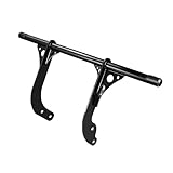 VASTMT Front Engine Guards Highway Peg Crash Bar Protector for Honda 07-14 VT750 C2 Spirit 10-23 VT750 C2 A/B/BA Phantom 04-24 VT750 C/CA/CS Aero Black