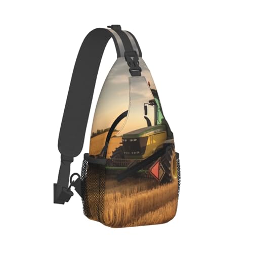 Bolso Cruzado para Hombre Mochila de Pecho Diagonal miniatura 2