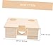 LIOOBO Hamster Maze Guinea Pig Loft Wooden Hideout Cabin Safe Comfortable Year-Round Toy