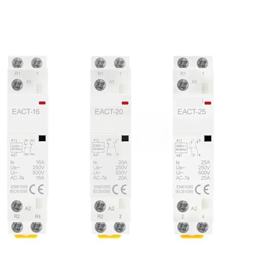 Contacteur modulaire 110V 16A 2NC interrupteur automatique pour tableau électrique de maison