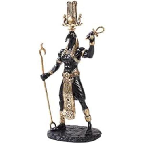 Pacific Giftware Black Thoth Egyptian God Golden Accents Statue 12 inches Tall