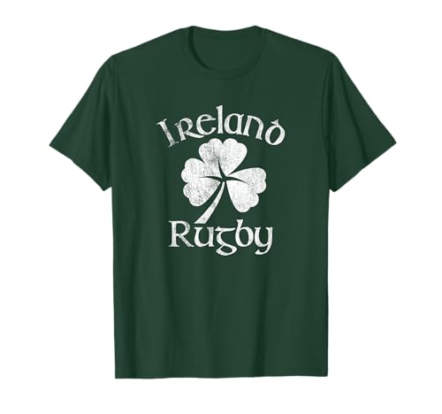 Ireland Rugby Jersey Shamrock Vintage Irish Rugby Camiseta