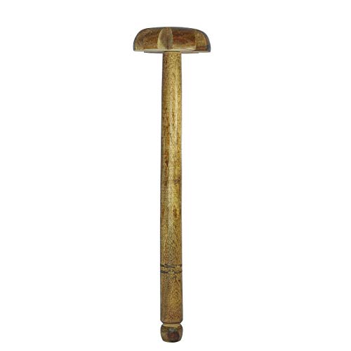 Image of Antlantic Wood Store Wooden Beater, Power Free Hand Blender | Milk Lassi Maker /Egg Beater /Mixer Rawai /coffee frother /lassi making Use For Kitchen