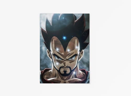 Poster Vegeta est palestinien déco murale manga grand format 61x91 cm