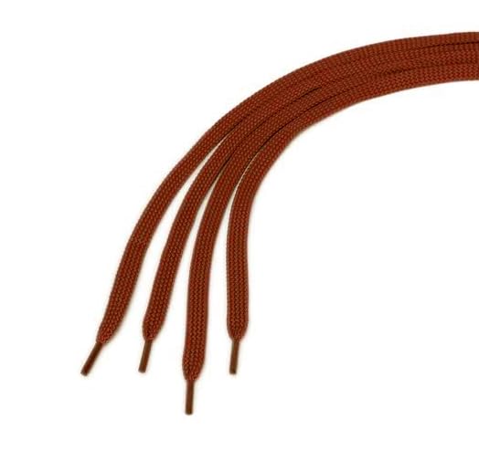 Image of 2 PAIRS Flat Shoe laces 48 Inches Wide Shoelaces for Athletic Running Sneakers Sports Shoes Boot Laces Strings (2 Pairs)