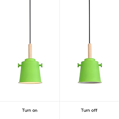 Lampe araignée de plafond réglable et lustre industriel jaune à suspension 8 lumières
