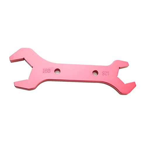 AdlerSpeed AN16 AN-16/AN12 AN-12 Double Ended Wrench Spanner CNC Billet Aluminum Hose End Red