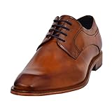 Innenmaterial: Synthetik bugatti Herren 312752031100 Derbys, Braun (Cognac 6300), 43 EU