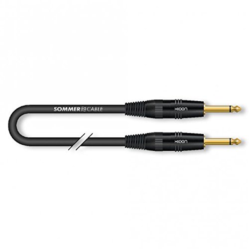 Instrumentenkabel SC-Spirit LLX, 1 x 0,38 mm² | Klinke / Klinke, HICON | 6,00m | schwarz