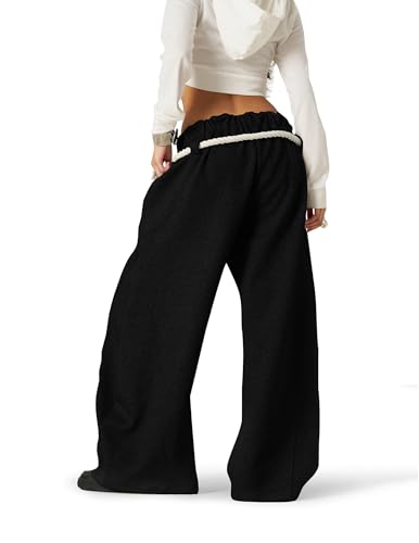 Image of Aelfric Eden Super Baggy Barrel Sweatpants Wide Leg Pants for Women Men Casual Elastic Waist Unisex Lantern Trouser Pants