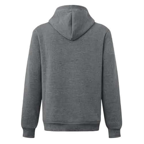 Hoodies for Men Pullover Oversized Sweatshirts Casual Hooded Drawstring Hoodies Plain Solid Color Jackets with Pocket3