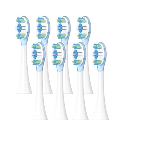 8PCS Replacement Brush Heads�CCompatible For XIAOMI MIJIA MES609/610 Electric Toothbrush(8 PCS BLUE)