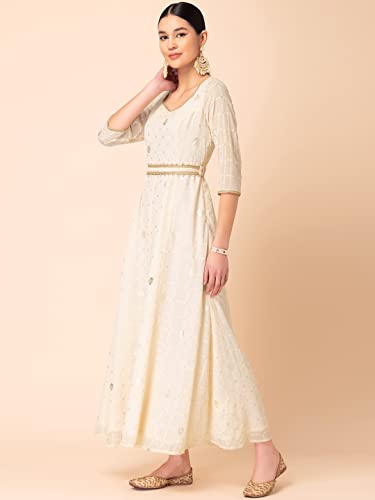 Image of Indya Women's Viscose Regular Fit Kurtas