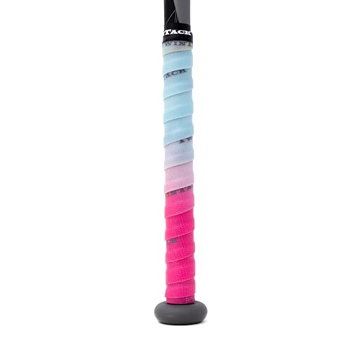 TwinTack Pro Bat Grip - Premium Baseball & Softball Bat Grip with Advanced Grip Technology - 0.80mm - Gradient (Blue/Pink)