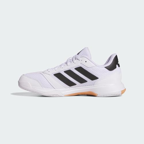 adidas Damen Ligra 8 Womens Indoor Shoes Schuhe, Cloud White/Core Black/Cloud White