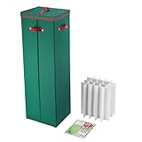 Elf Stor 83-DT5518 40 in. Tall Wrapping Paper Storage Box in Green