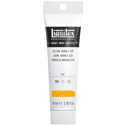 Image of Liquitex Professional Heavy Body Acrylic Paint, 2-oz Tube, Yellow Orange Azo