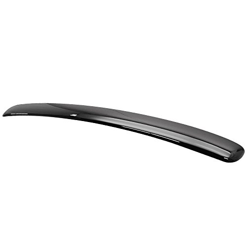 Roof Spoiler Compatible With 1995-2001 BMW 7 Series E38 4Dr, AC ABS Painted Jet Black #668 Rear Trunk Tail Spoiler Wing by IKON MOTORSPORTS, 1996 1997 1998 1999 2000