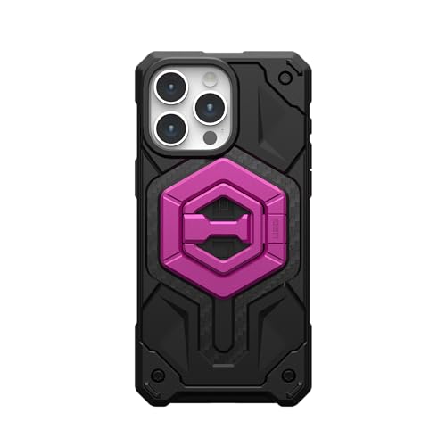 Image of URBAN ARMOR GEAR UAG Magnetic Phone Ring Stand Compatible with MagSafe Magnet, Removable Metal Finger Ring Grip & 360 Rotation Adjustable Kickstand for iPhone 17, Galaxy S26, Orchid Pink