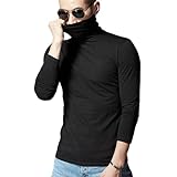 タートルネック メンズ インナー トップス 微起毛 裏起毛 タートル 長袖 カットソー 冬 暖かい 下着 防寒 あったか ハイネック Tシャツ 重ね着