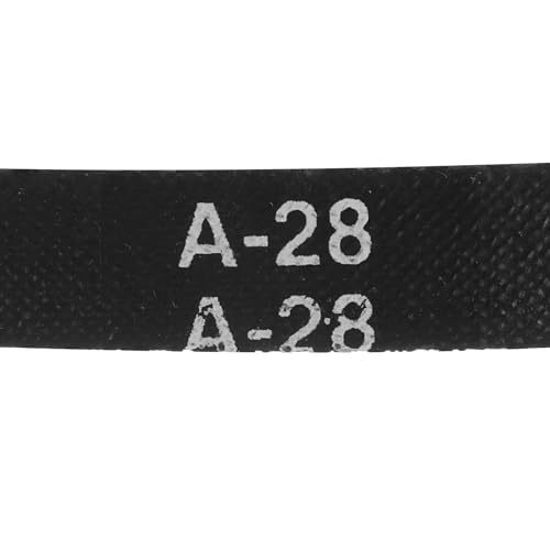 Image of uxcell 4pcs A28 or 4L300 Classic Wrapped Rubber V-Belt, 28 inch(710mm) Inside Circumference, A Profile V Belt