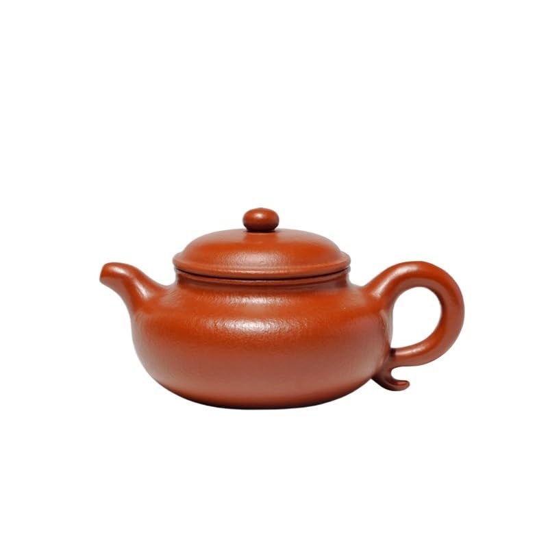 Ceramiczny dzbanek do herbaty, ręcznie wykonany zestaw czajniczek z fioletowej gliny, styl Zisha, idealny do serwowania i parzenia herbaty, elegancki design dla miłośników herbaty, pojemność 600 ml
