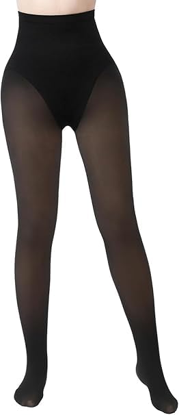 high waisted pantyhose stockings for women & girls – full length stretchable tights with comfortable waistband, durable & long lasting (free size)