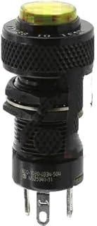 DIALIGHT 800-1030-0333-504 YEL; LAMP BASE TYPE:MIDGET FLANGE; MOUNTING HOLE DIA:11.9MM; CURRENT RATING:-; SUPPLY VOLTAGE:28V; LENS SHAPE:-; PRODUCT RANGE:-; BULB SIZE:T-1 3/4 (5MM); COLOUR:YELLOW ROHS