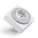Produktbild conecto Zeitschaltuhr mechanisch für die Steckdose, 24 Stunden Timer, 96 Schaltsegmente, Schalter für Ein/Auto, IP20, 3500 Watt, weiß