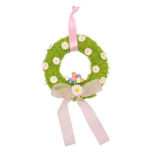 Etyldya Guirnalda de Pascua para Puerta, Guirnaldas Colgantes, Guirnalda de Flores Artificiales, 25cm