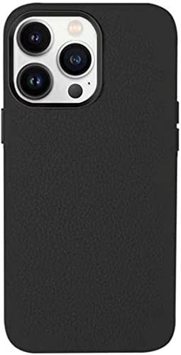 Étui cuir iPhone 13 Pro Max évite les rayures grâce à la microfibre noire