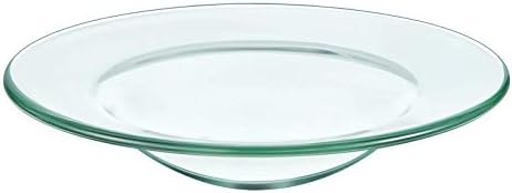DBOO 4.5" Replacement Oil Warmer Dish Wax Melt Warmer Liner Dish Round Glass Dish Candle Wamer Bowl Plate Wax Tray for Scented Wax Aroma Therapy Lamp Electric Lamps Tart Warmers Wax Melter Wax Burner