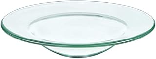 DBOO 4.5" Replacement Oil Warmer Dish Wax Melt Warmer Liner Dish Round Glass Dish Candle Wamer Bowl Plate Wax Tray for Scented Wax Aroma Therapy Lamp Electric Lamps Tart Warmers Wax Melter Wax Burner