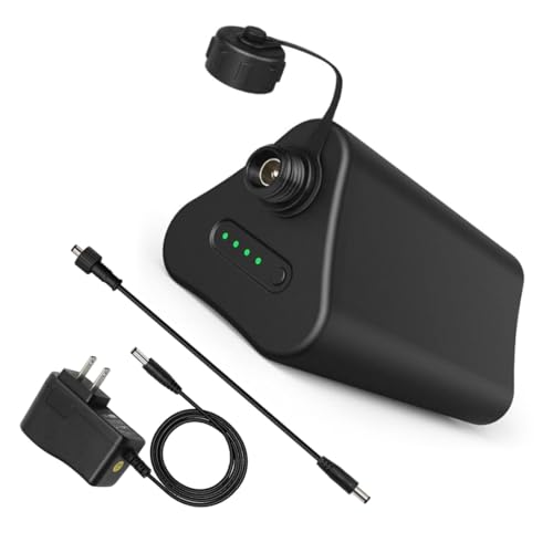 Talentcell 12V Lithium ion Battery Pack WP3100, 11.1V 2600mAh IP67 Waterproof DC Output Li-ion Batteries for LED Light Strip, CCTV Camera and More, with AC/DC 12.6V Charger