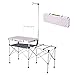 Stół Kempingowy Outdoor Camping Mobilny Kuchnia Wielofunkcyjna Składana Piknik Grill Tabela Przenośny na Piknik Kemping (Color : Silver)