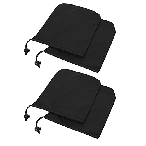 Matedepreso 4 fundas para espejo retrovisor lateral, tela Oxford, protectores de espejo de coche con cordón de repuesto protector contra heladas...