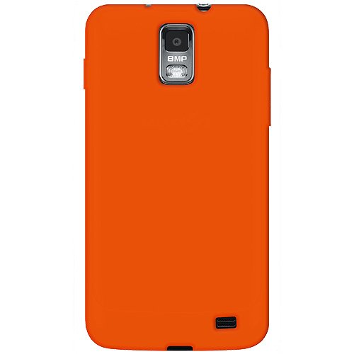 Amzer AMZ92977 Silicone Jelly Skin Fit Cover Case for Samsung Galaxy S II Skyrocket SGH-I727 - Retail Packaging - Orange