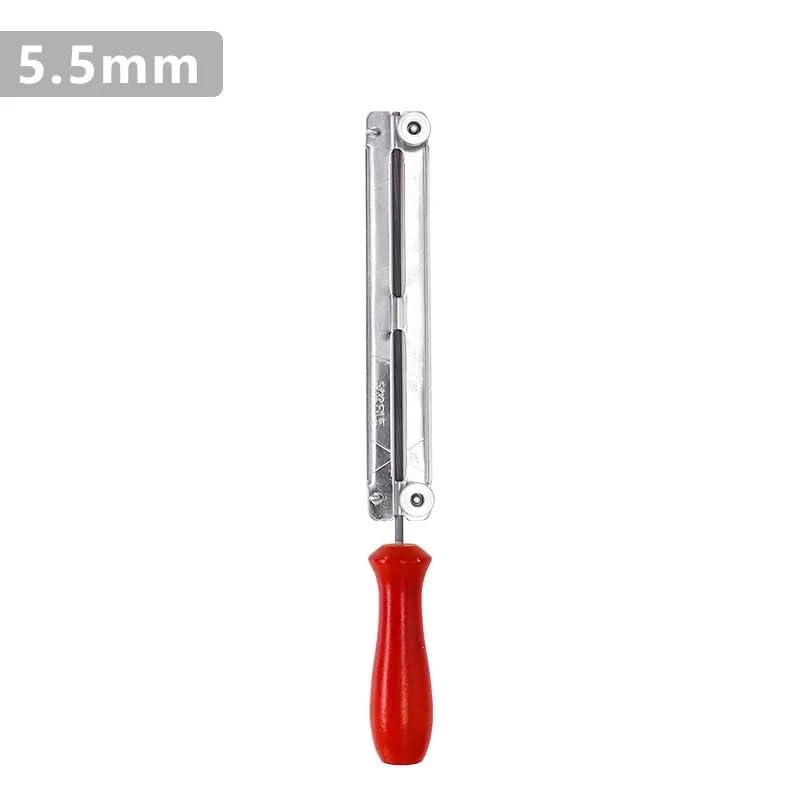 Affilacatena for portafile da 4/4,8/5,5 mm for utensili for la lavorazione del legno, parti di motoseghe for utensili manuali(5.5mm)