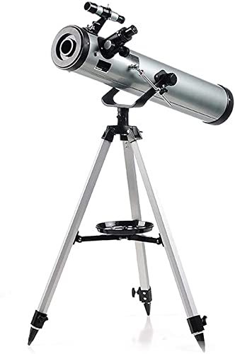 DCYEQRQ 76mm Refractor Telescope with Tripod & Finder Scope,Best telescopes Planets,Beginner Refracting Astronomy Telescope,Low Light Night Waterproof