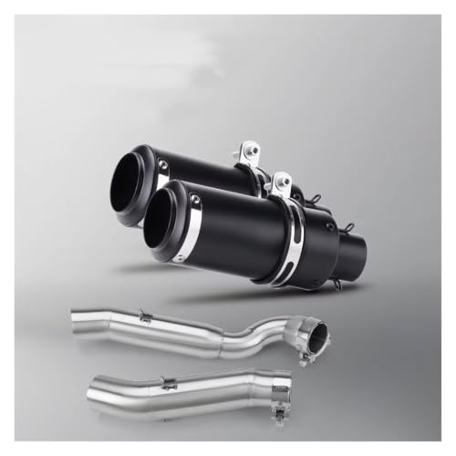 Silencieux d'échappement moto GSXR1000 K9 avec tuyau de liaison centrale 51mm Slip-On