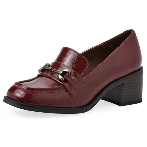 Image of WHITE MOUNTAIN Women's Nacho Block Heel Loafer