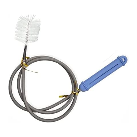 Plumbers Snake Drain Unblocker Wire Flexible Spring Wire Toilet Cleaner with Brush Plug Remover Plunger Cleaning Tool for Kitchen Tub Sink Shower Pipes Washbasins Drains Home Cleaning Equipment 1m Cover