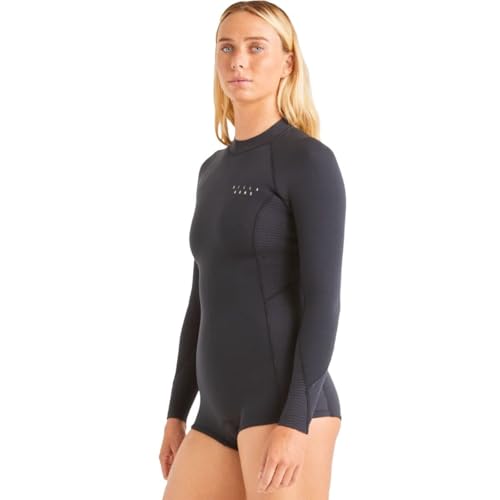 BILLABONG Roupa de mergulho Spring Fever manga longa primavera - feminino, preto, 10