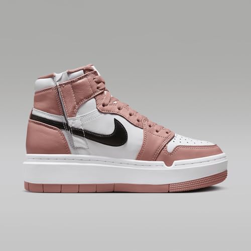 Air Jordan 1 Elevate High Women's Shoes (DN3253-601, Red Stardust/White/Black) Size 10.53
