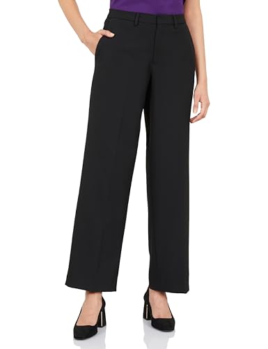 Symbol Premium Women's 'Desk-to-Dinner' Wide Leg 4-Way Stretch Formal Trousers (Flexi-Waist | Easy Care) (Available in Plus Sizes)