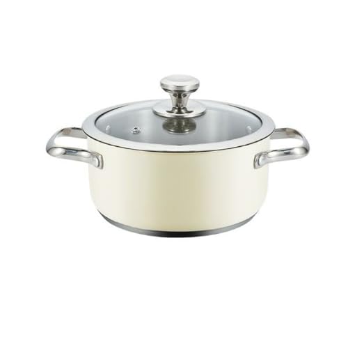 Cacerola Haeger PA-16H.005A Ø 16 cm con tapa de cristal color beige 2