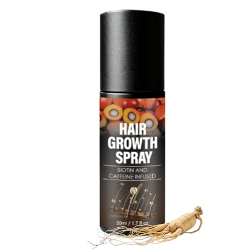 Spray anticaída del cabello - 50 ml tamaño viaje no graso cuidado del cuero cabelludo spray | Solución fortalecedora del cabello, para hombres, mujeres, adolescentes, adolescentes, esposas, esposas
