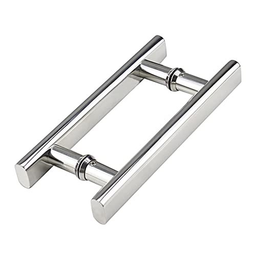 Poignée de porte en verre push-pull pour rénovation de salle de bain